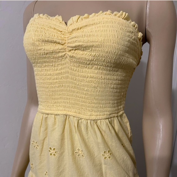 Jessica Simpson Yellow Strapless Sundress - Picture 4 of 5